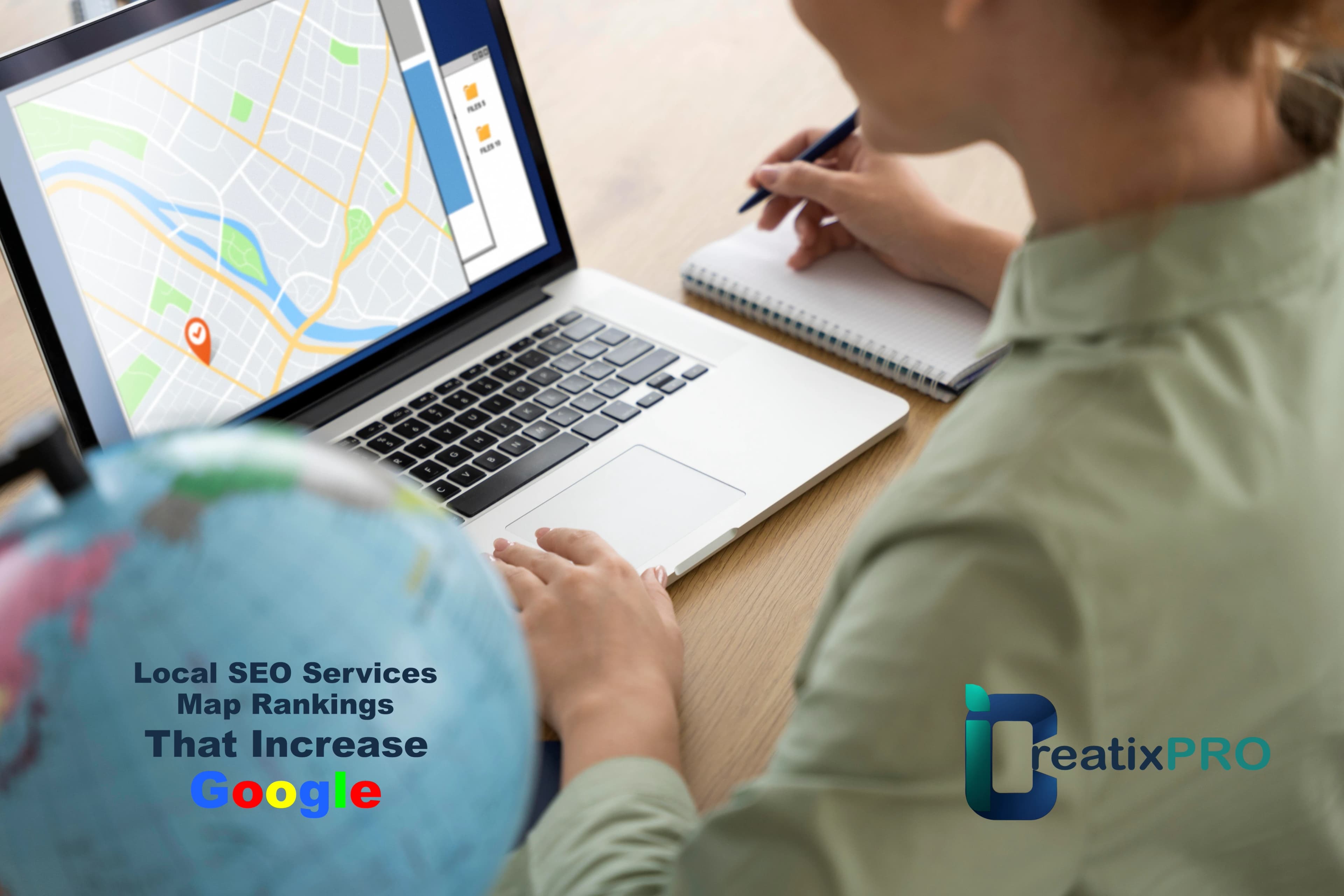 Local SEO services including Google Business Profile optimization, local citations, review management and map pack optimization by iCreatixPRO