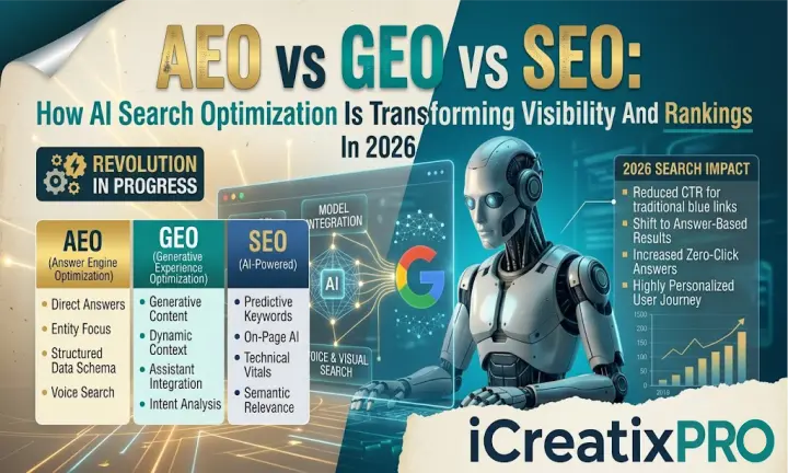 AEO vs GEO vs SEO Guide for AI Search 2026